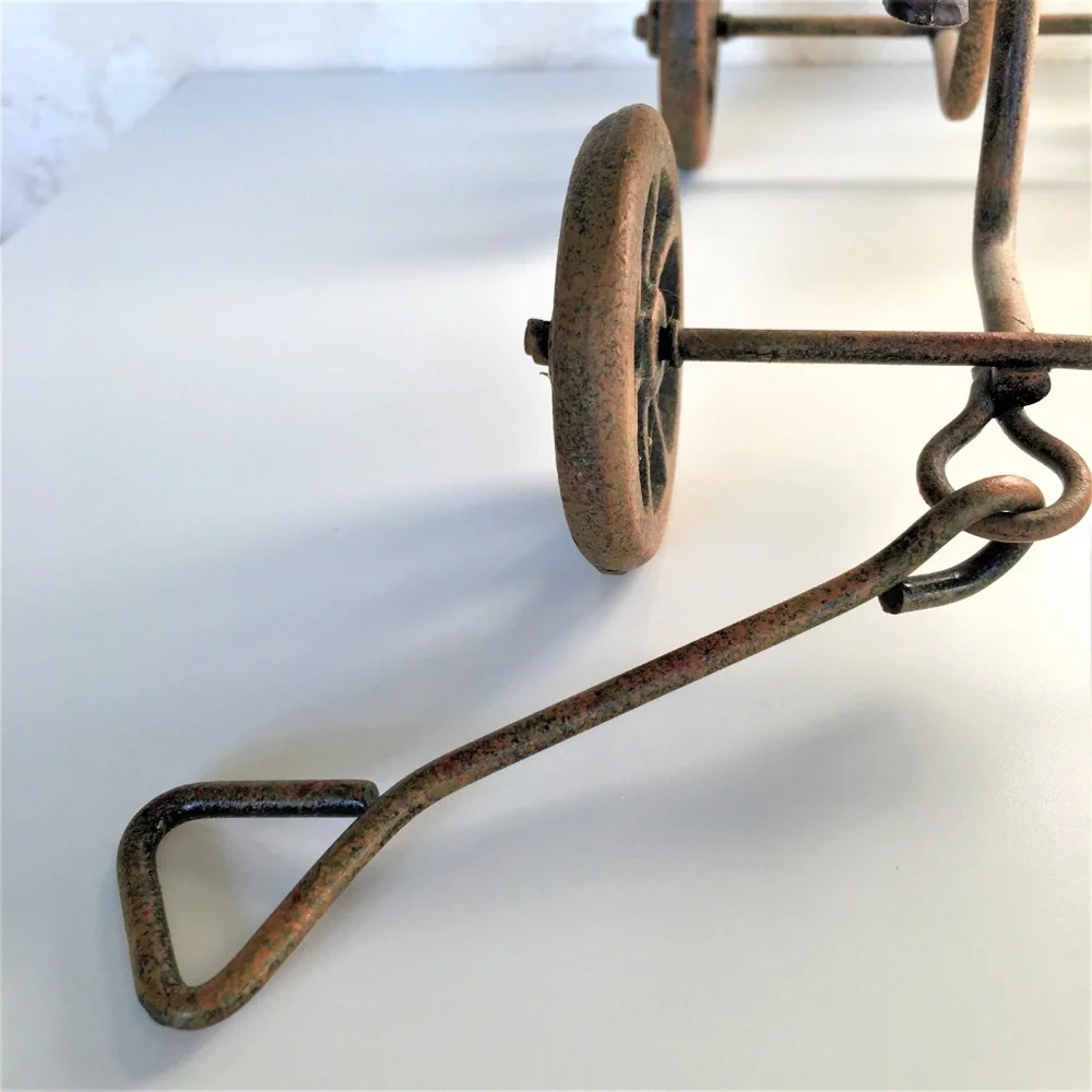 ROCKING Sheep ART FIGURINE  on Rolling Wheels